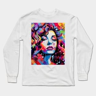 Ritmo Urbano: Latina Melodies in Pop Street Art Latin Music Long Sleeve T-Shirt